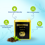 Korakundah Organic Oolong Tea – Premium Nilgiri Tea in Brass Tin Pack - 100g