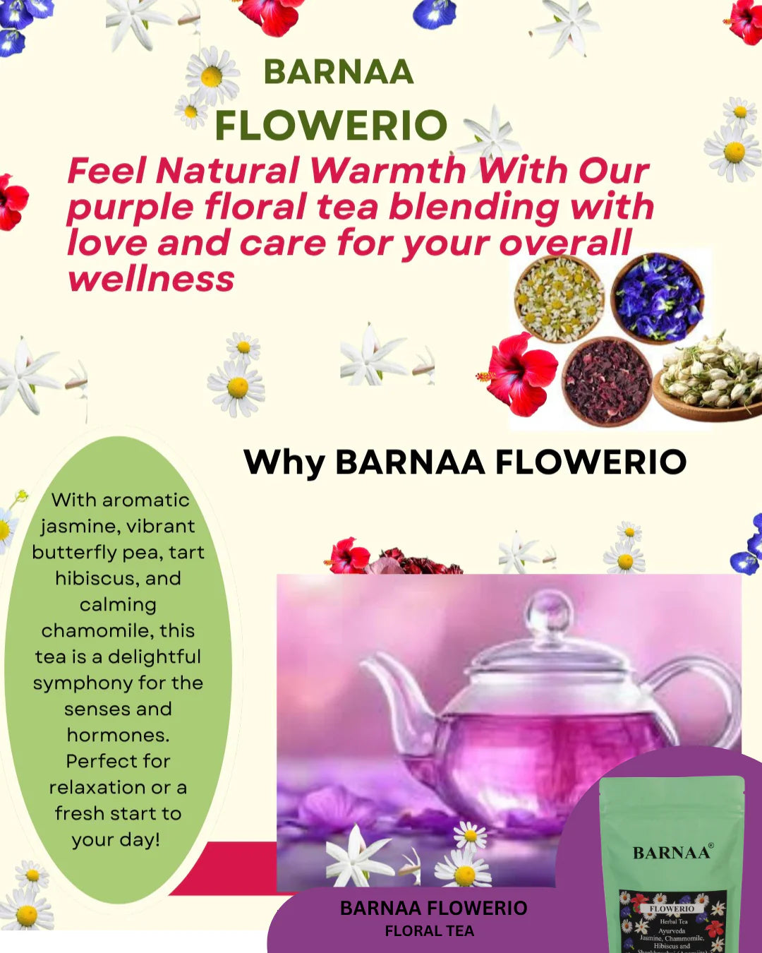 Barnaa Flowerio Floral Tea