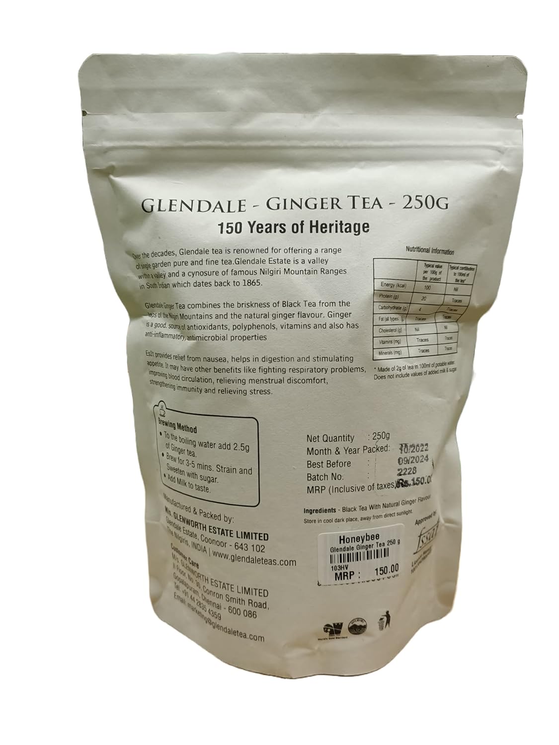Glendale Ginger Tea