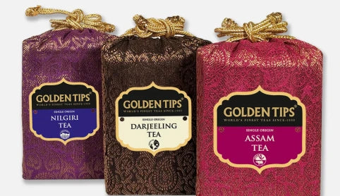Golden Tips Tea Bags-  Nilgiri, Darjeeling, and Assam Tea