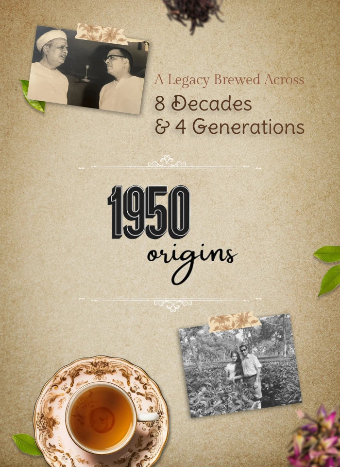 1950 Origins Premium Tea Brand from India