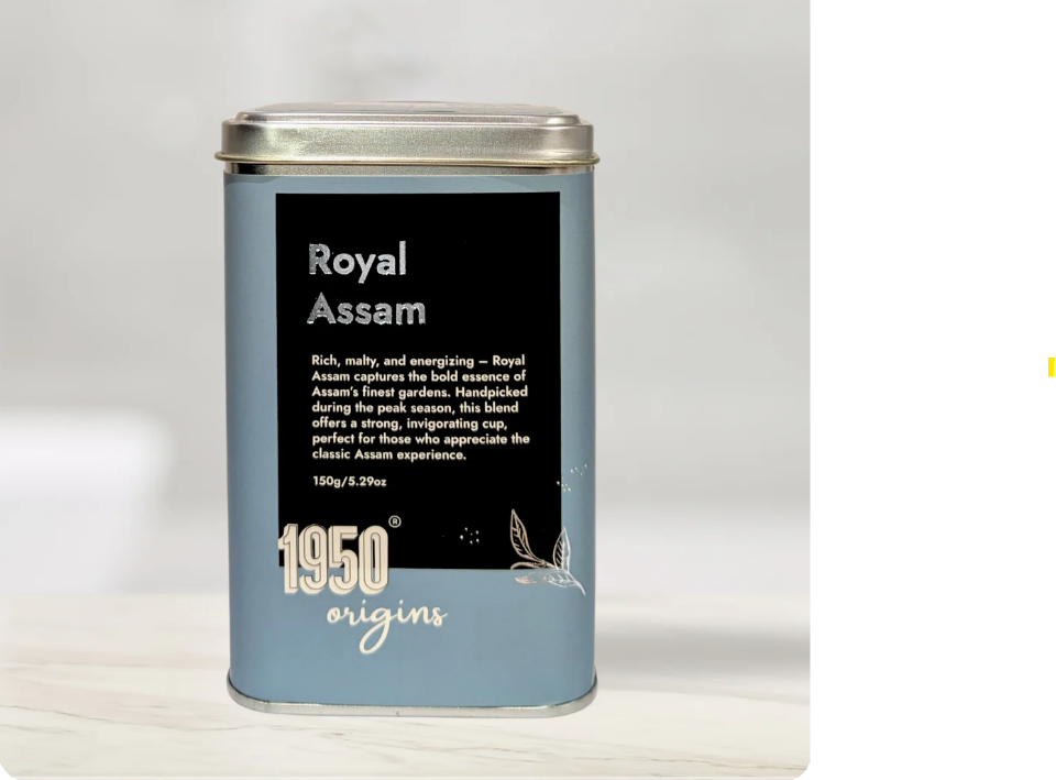 1950 Origins Royal Assam Tea Box