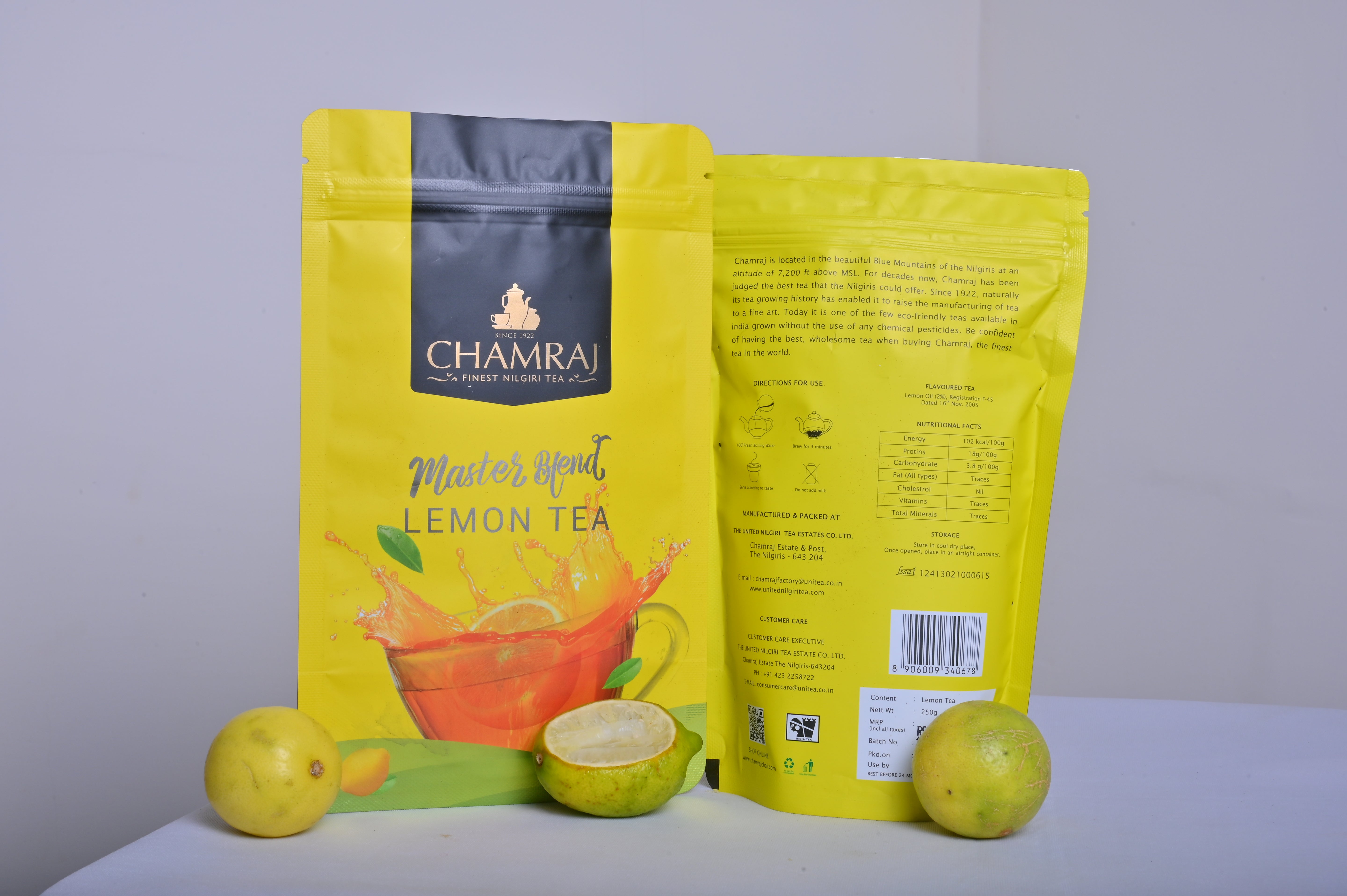 Chamraj Master Blend Lemon Tea Box 250g