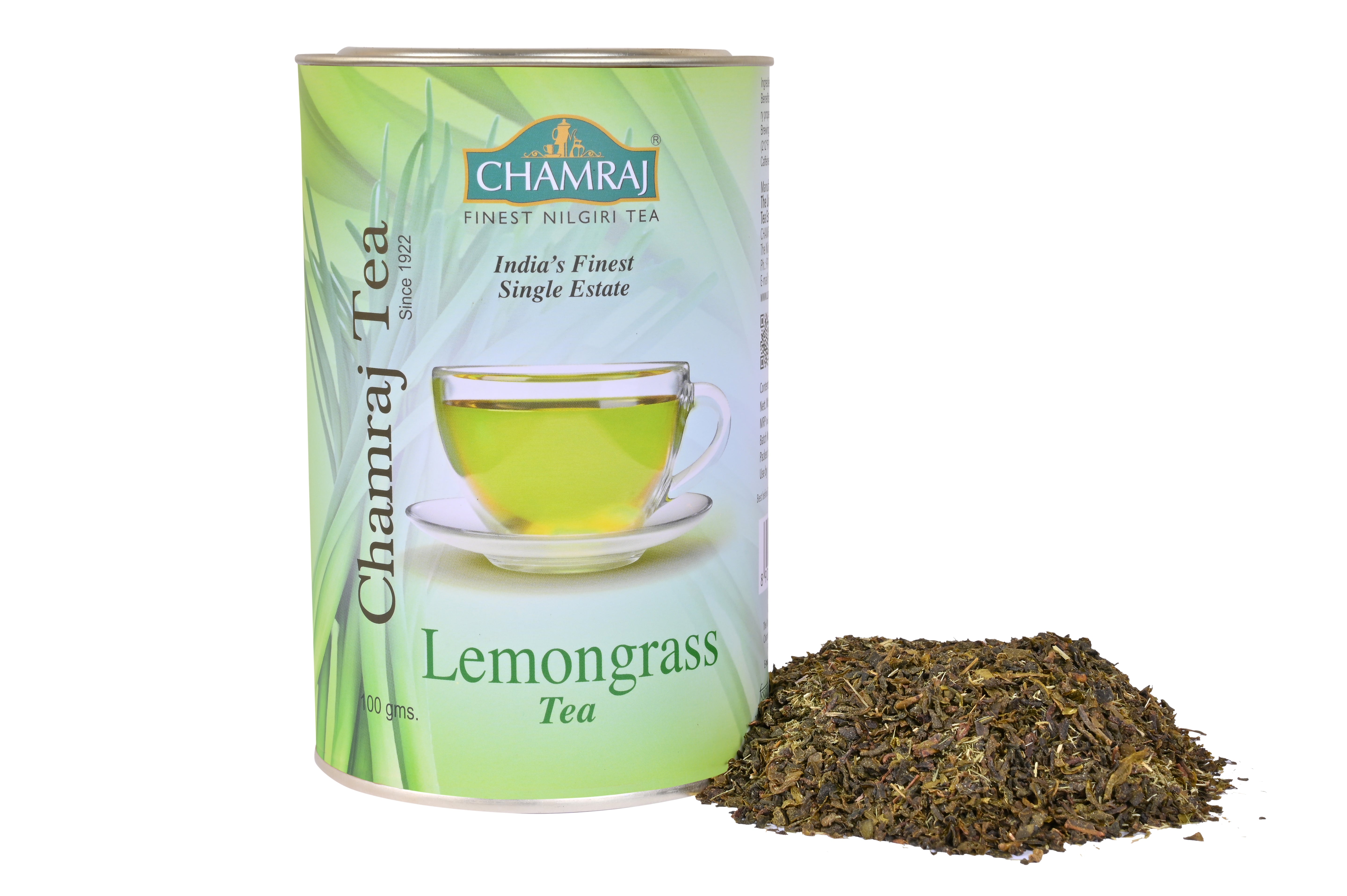 Chamraj Lemongrass Tea with Dry Tea Leaves