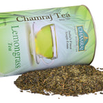 Chamraj Tea Lemongrass Can with Tea Leaves