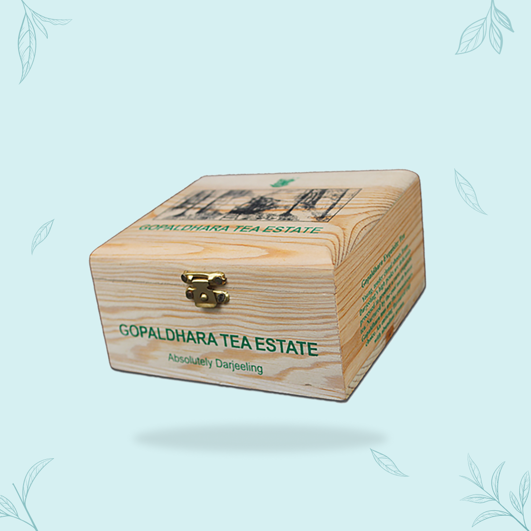 Gopaldhara Pine Wood Chestlets Maharaja of Darjeeling Gift Box