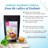 Chaidhara Premium Kashmiri Kahwa Green Tea with Saffron | Wellness & Detox Blend