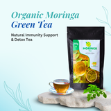 Chaidhara Organic Moringa Green Tea – Natural Immunity Support & Detox Tea - 200gm