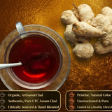 ANTI-INFLAMMATORY Ginger Assam Black Tea - Promote Wellness & Reduce Inflammation