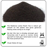 ANTI-INFLAMMATORY Organic Lanka Peach Black Tea - A Fruity & Floral Gift for Skin, Glow & Wellness