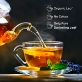 Aquarius Mukhwas Organic Darjeeling Black Tea - Zodiac Collection Innovative Blend