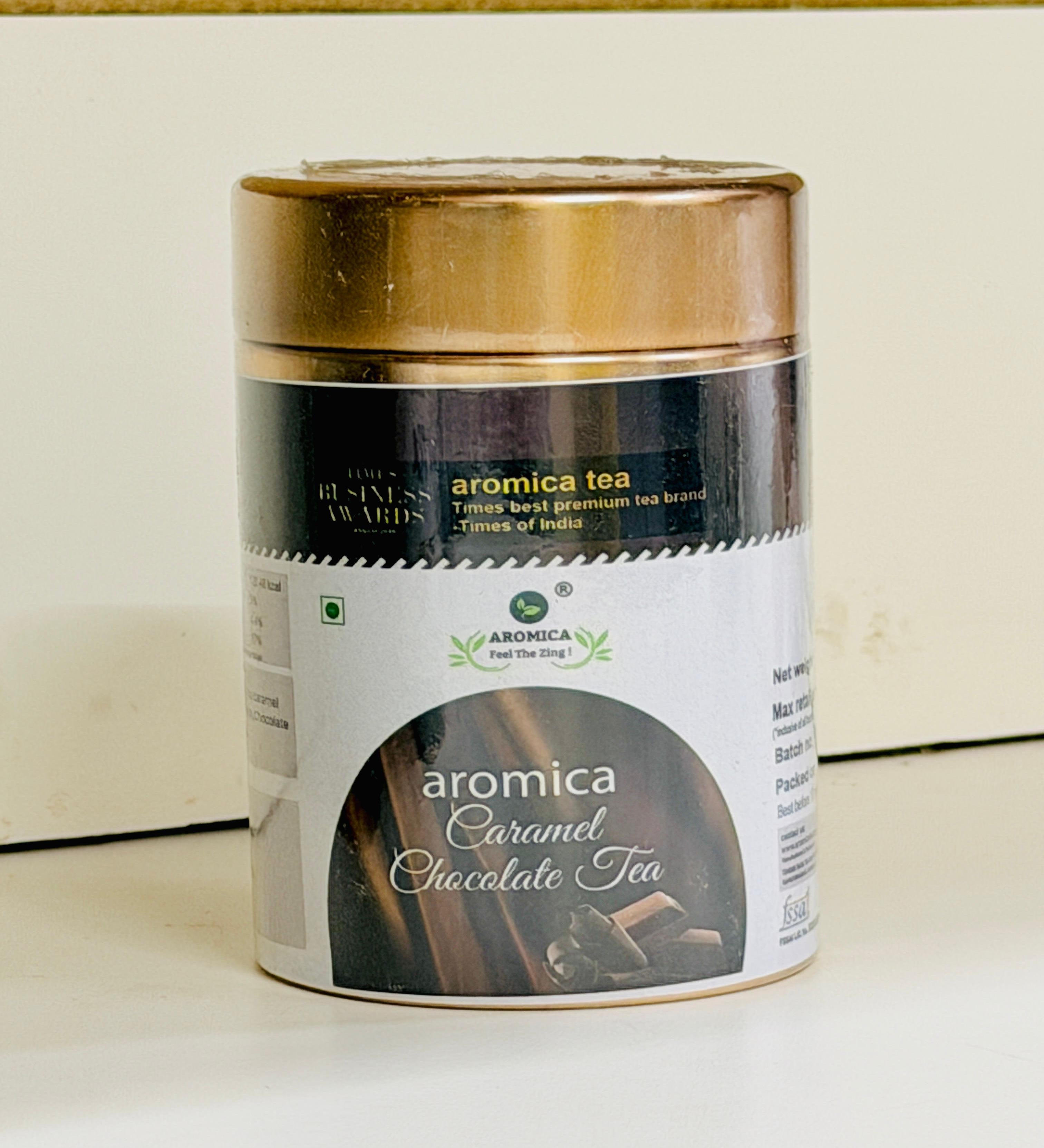 Aromica Caramel Chocolate Tea Can