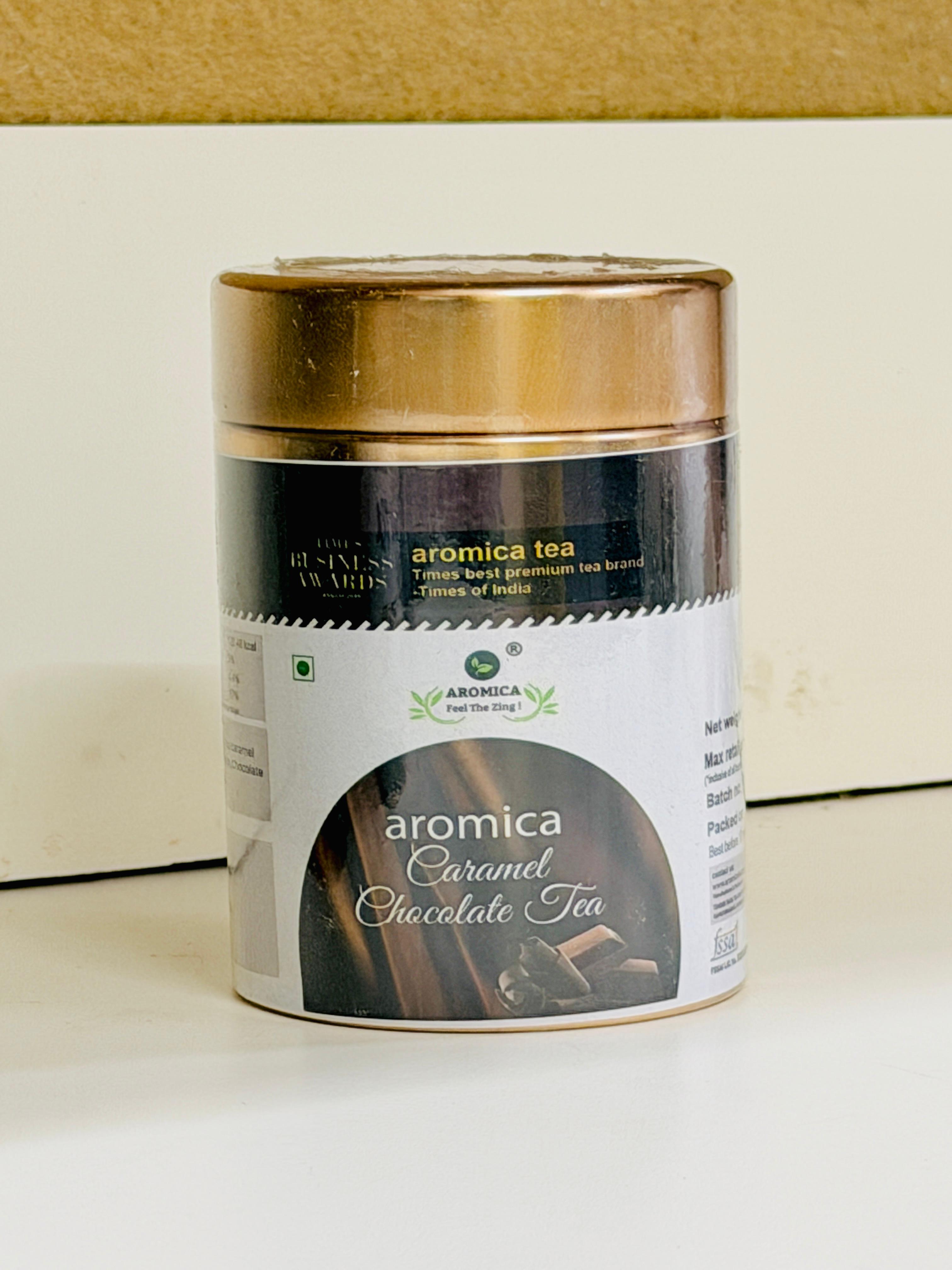 Aromica Caramel Chocolate Tea Can