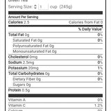 Aromica Green Mint Tea Nutrition Facts