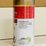 Aromica Himalayan Darjeeling Premium Tea Can with Steps of Preparation Label