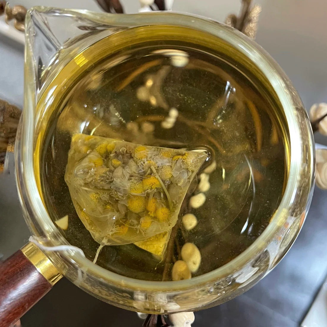 ArtTeas Chamomile Flowers Herbal Infusion Pyramid Tea Bags