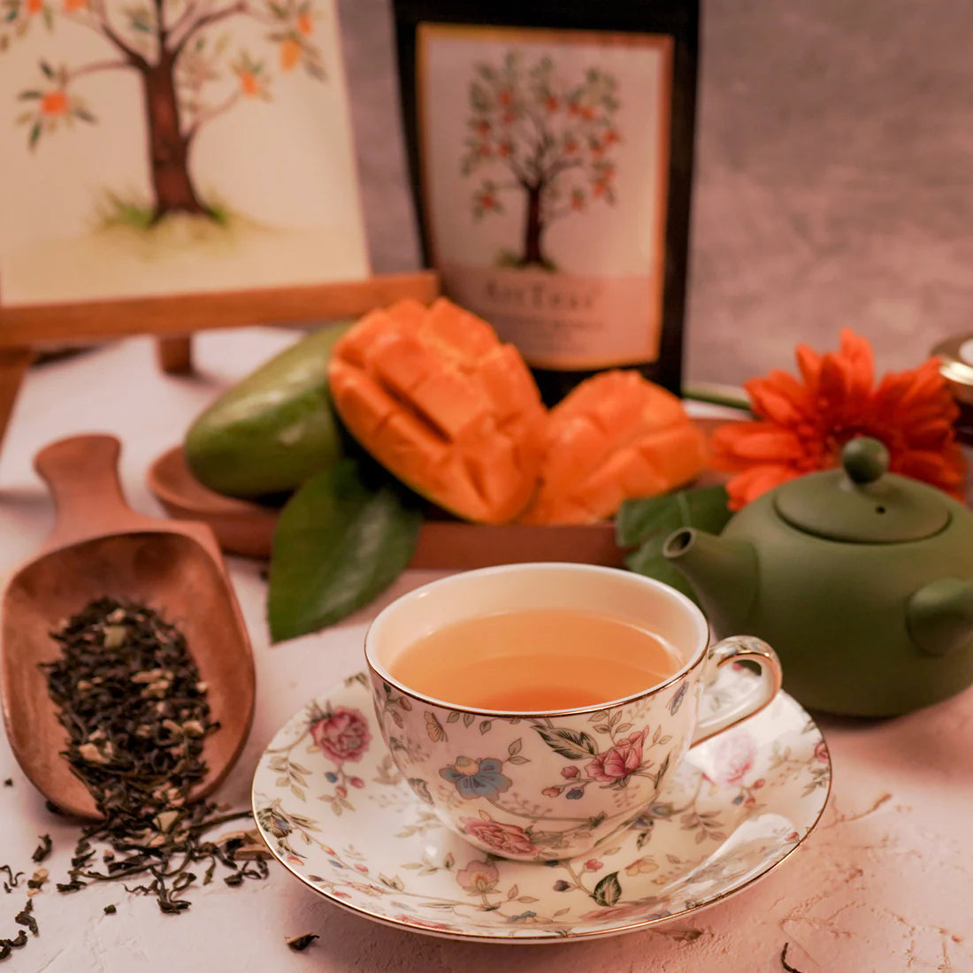 ArtTeas Tropical Sun-Kissed Mango with Nilgiri Green Tea