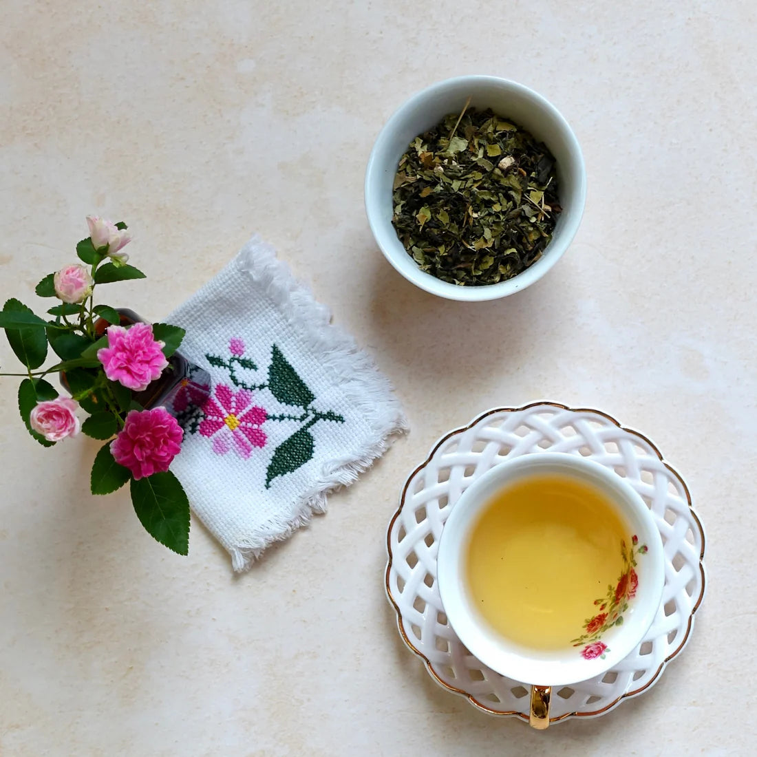 ArtTeas Yogi Tea Nilgiri Green Tea with Ashwagandha, Tulsi, and Gymnema