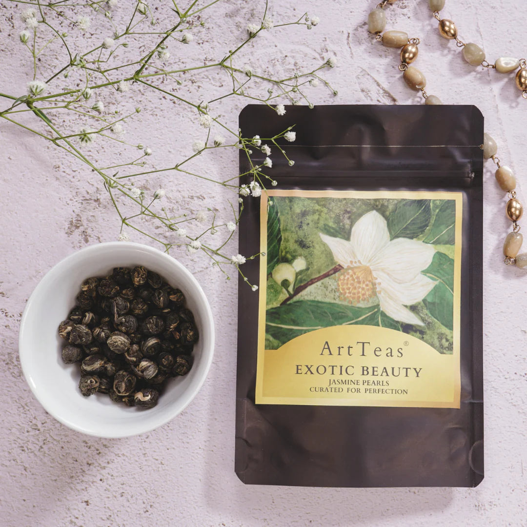 ArtTeas by Chai Experience Exotic Beauty Jasmine Pearls Tea Pack