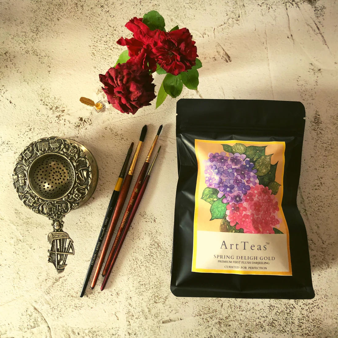 ArtTeas by Chai Experience Spring Delight Gold Darjeeling First Flush Single Estate Tea