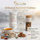 Kangra Tea House GhaaTEA Artisanal Kashmiri Kahwa with Almonds & Golden Saffron