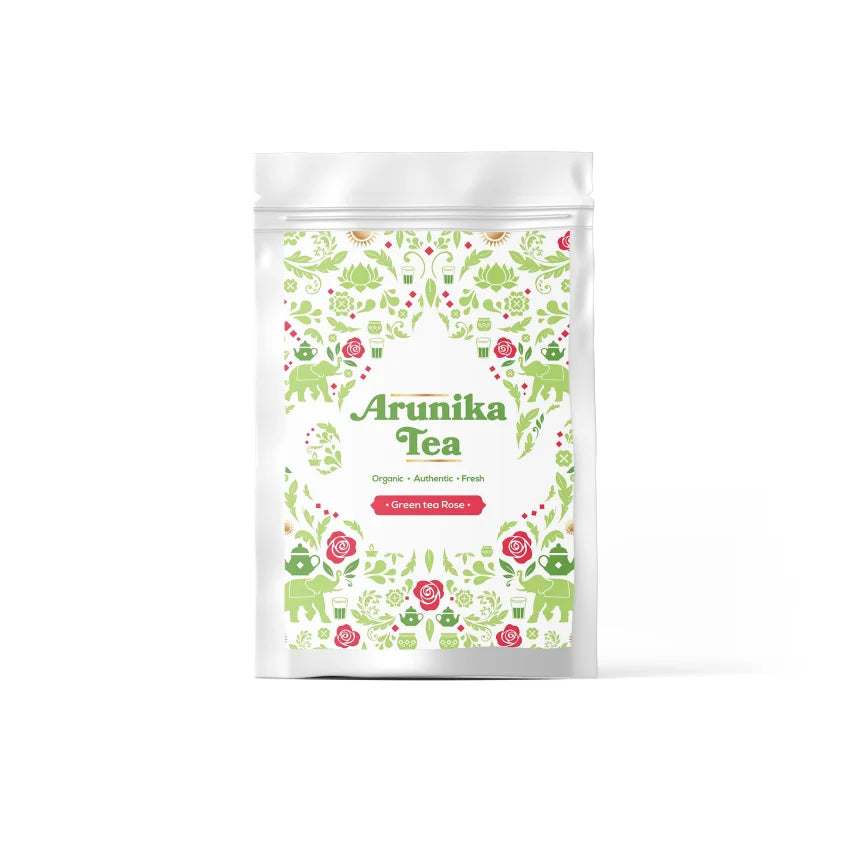Arunika Rose Organic Green Tea Pack