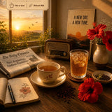 Aurizen Tea Here Comes the Sun - Bright Nilgiri Green Tea with Hibiscus & Cardamom