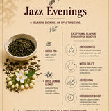 Aurizen Tea Jazz Evenings – Mellow Nilgiri Green Tea with Jasmine for Slow, Soulful Evenings