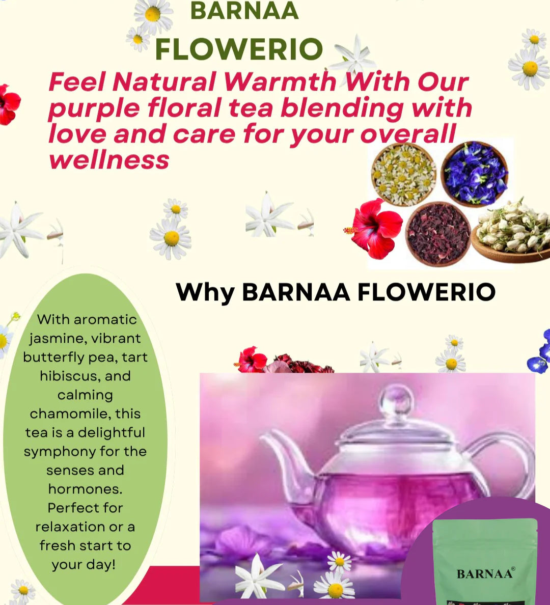Barnaa Flowerio Floral Tea