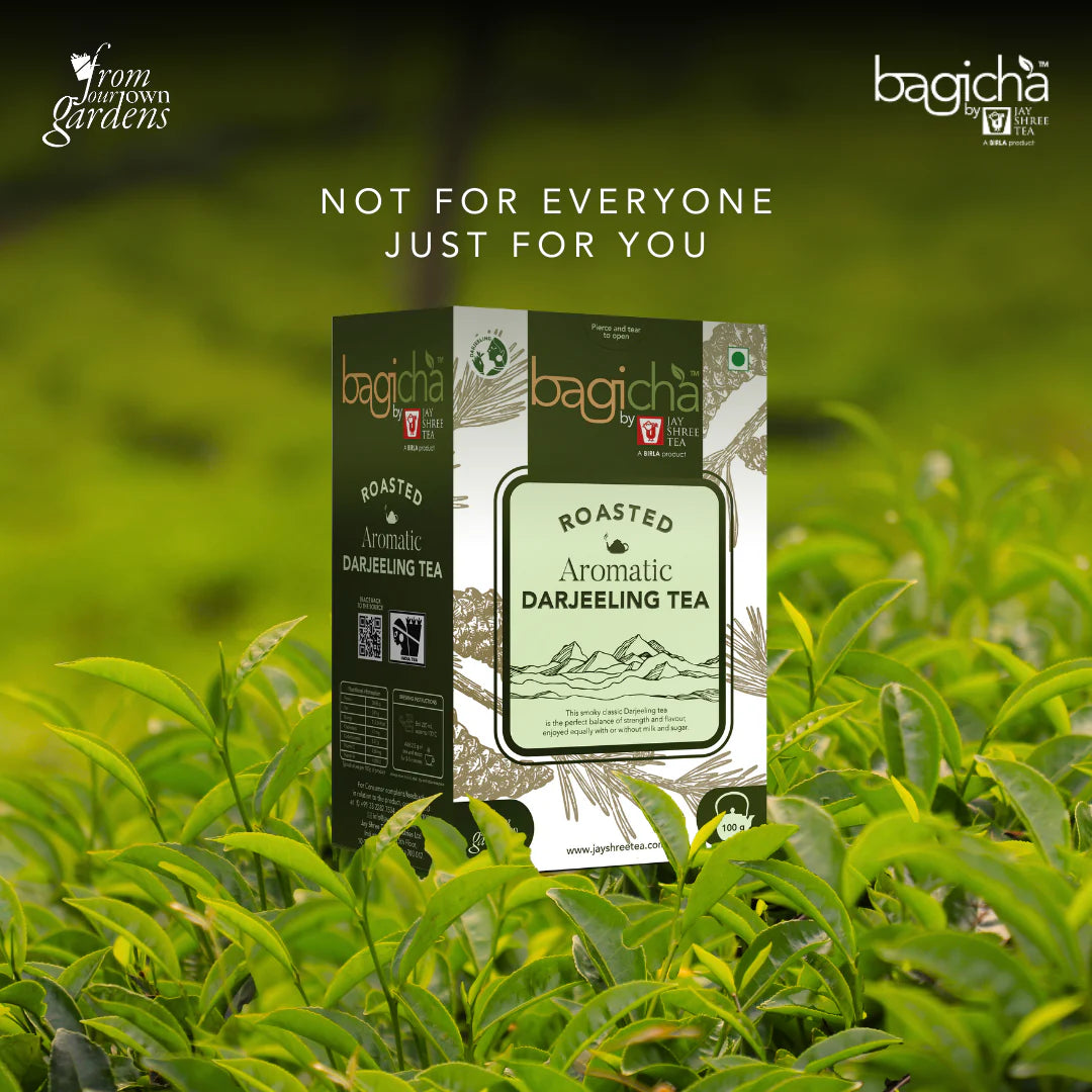 Bagicha By Jayshree Tea Roasted Aromatic Darjeeling Tea Box