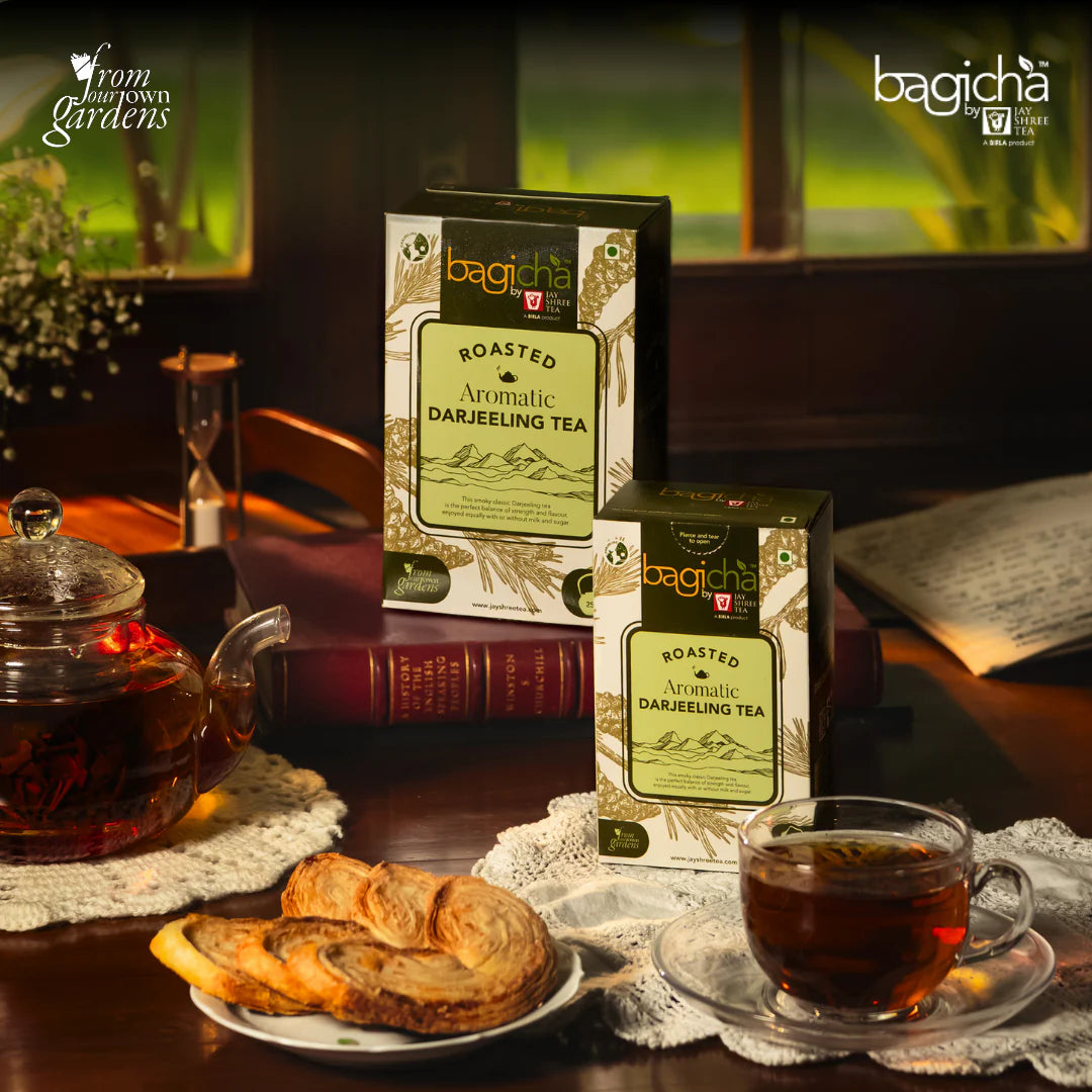 Bagicha By Jayshree Tea Roasted Aromatic Darjeeling Tea Pack of 2