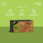 Bagicha Tulsi Pure Herbal Infusion Tea Box with Benefits Listed