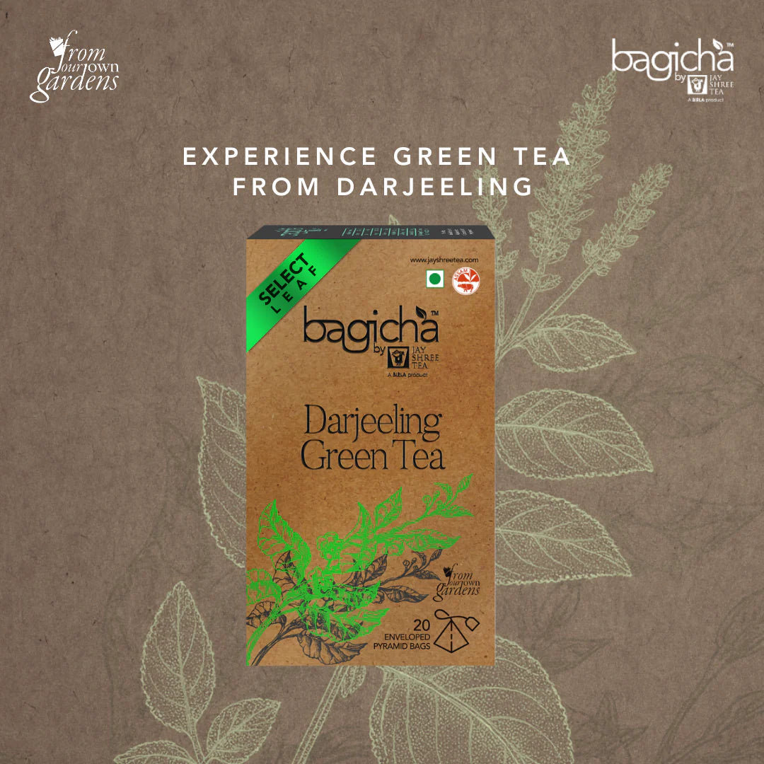 Bagicha by Jayshree Tea Darjeeling Single Estate Green Tea Box