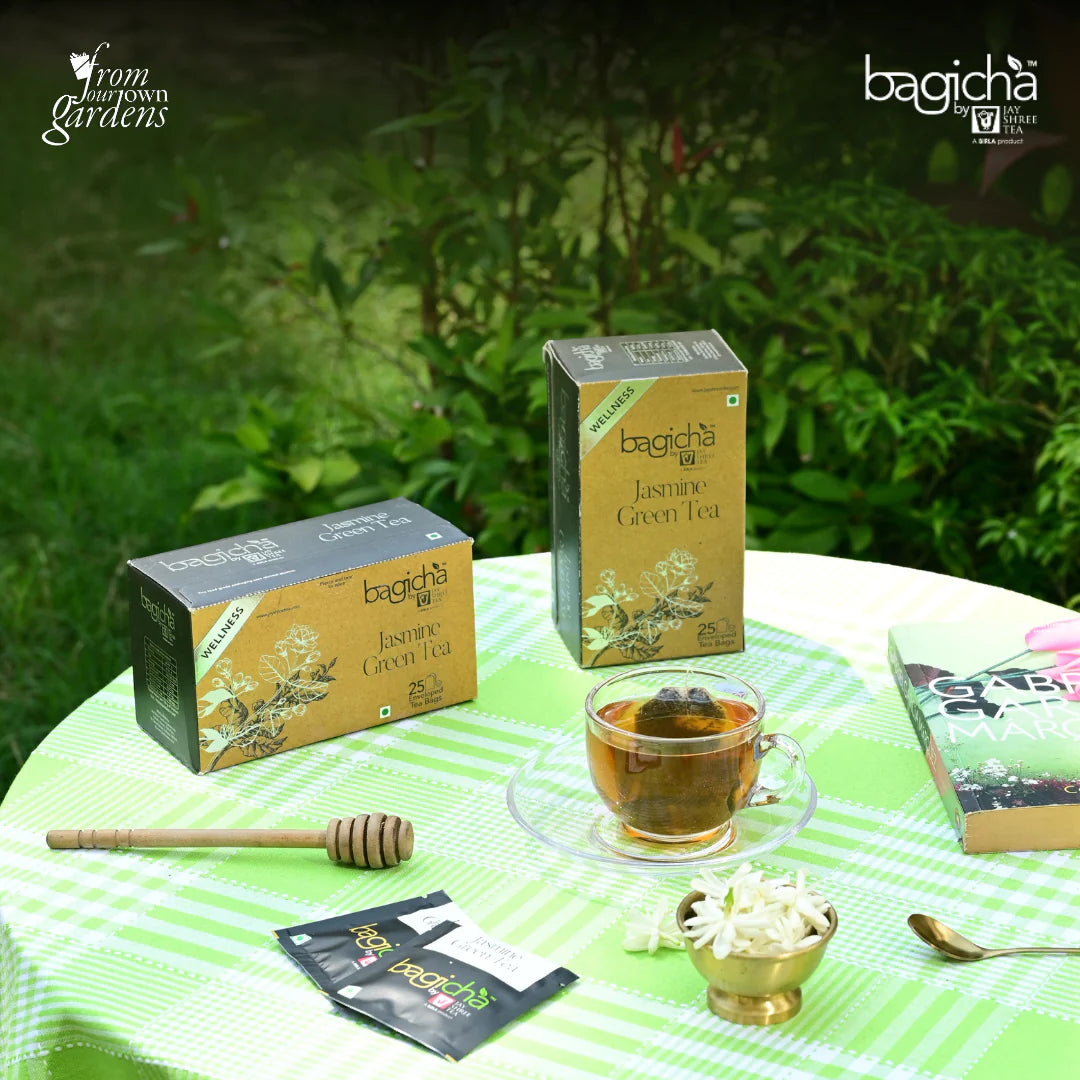 Bagicha by Jayshree Tea Jasmine Green Tea Box