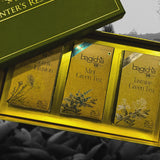 Bagicha by JayShree Tea Planters’ Reserve Wellness Gift Set – Mint, Jasmine Green & Chamomile (Tea Bags)