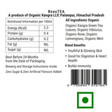 Kangra Tea House BeauTEA 100% Organic Hibiscus Rose First Flush Green Tea-Glowing Skin, Inner Vitality and a Healthy Heart