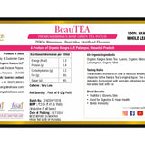 Kangra Tea House BeauTEA 100% Organic Hibiscus Rose First Flush Green Tea in Hand Sewn Chemical-Free Cotton Potlis – Glowing Skin, Inner Vitality and a Healthy Heart