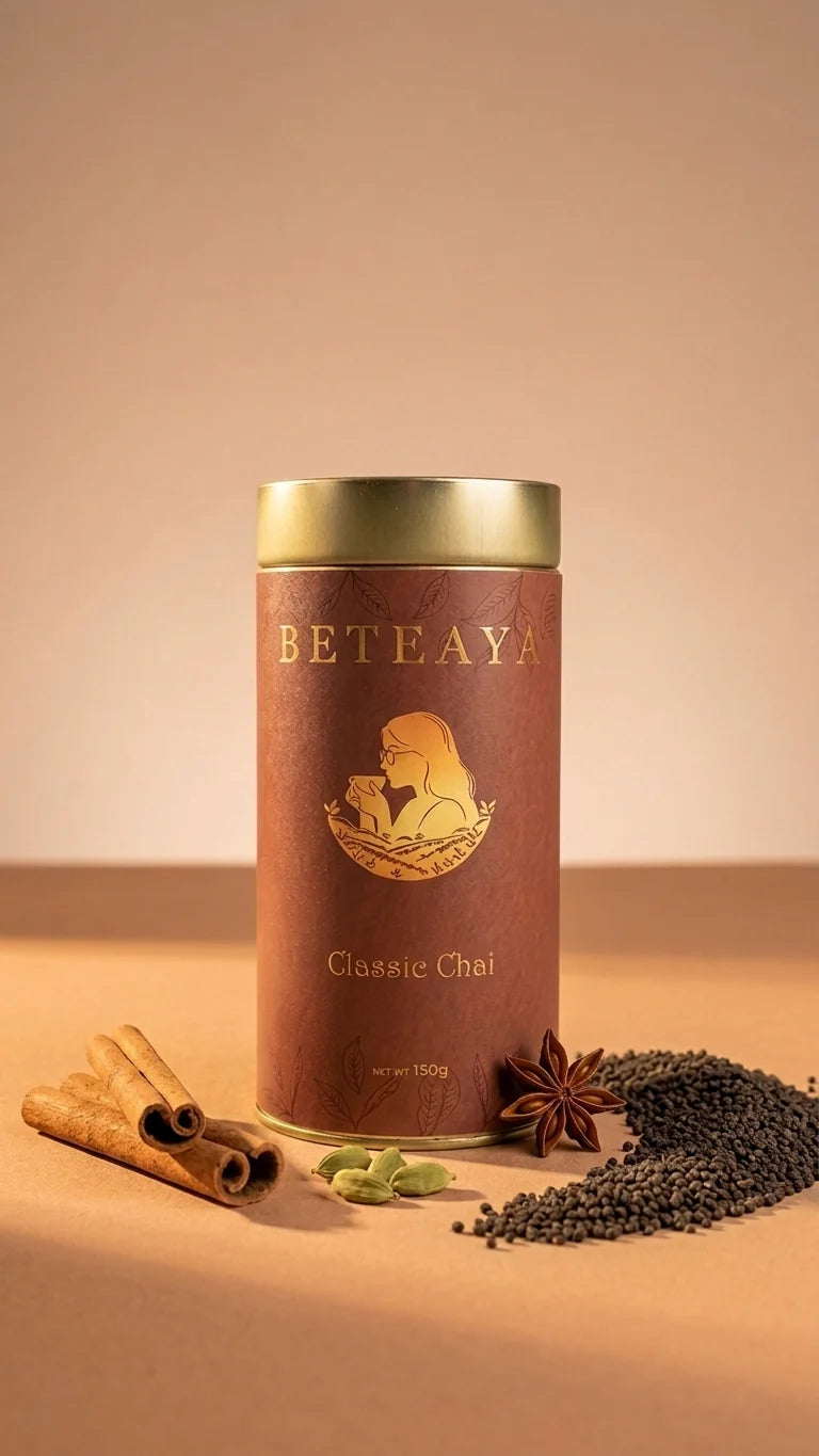 Beteaya Classic Chai Tea Canister
