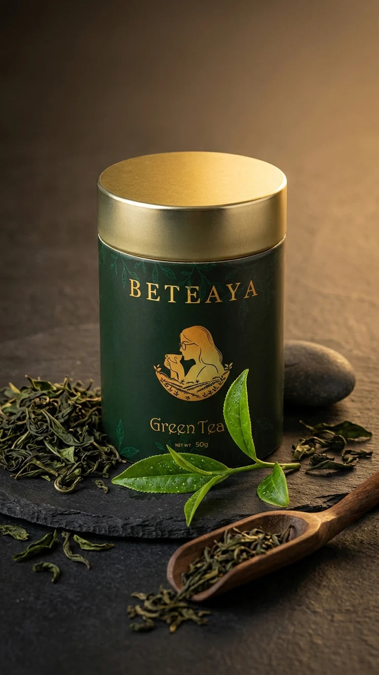 Beteaya Green Tea Canister 50g