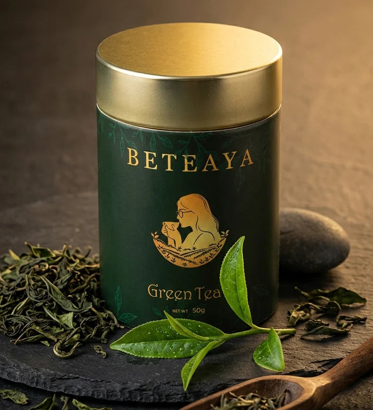 Beteaya Green Tea Canister 50g