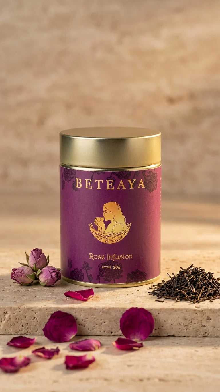 Beteaya Rose Infusion Tea Canister