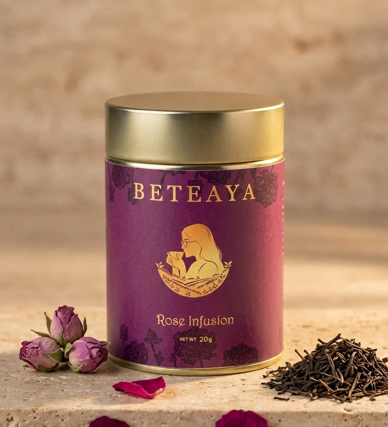 Beteaya Rose Infusion Tea Canister