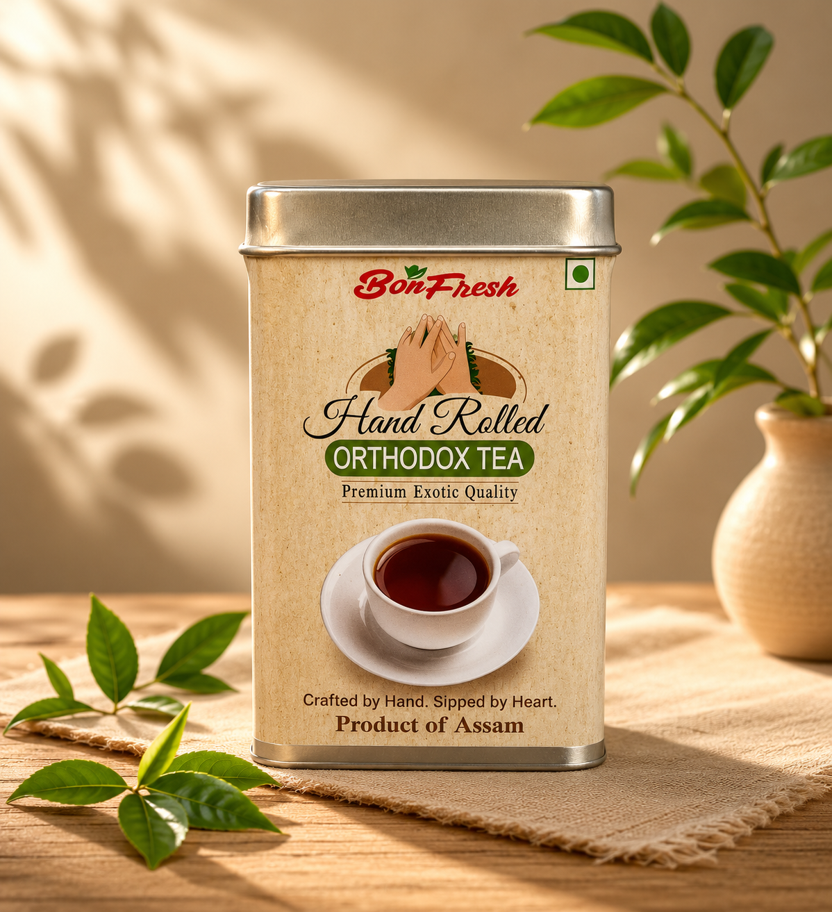 Bonfresh Organic Hand-Rolled Orthodox Black Tea