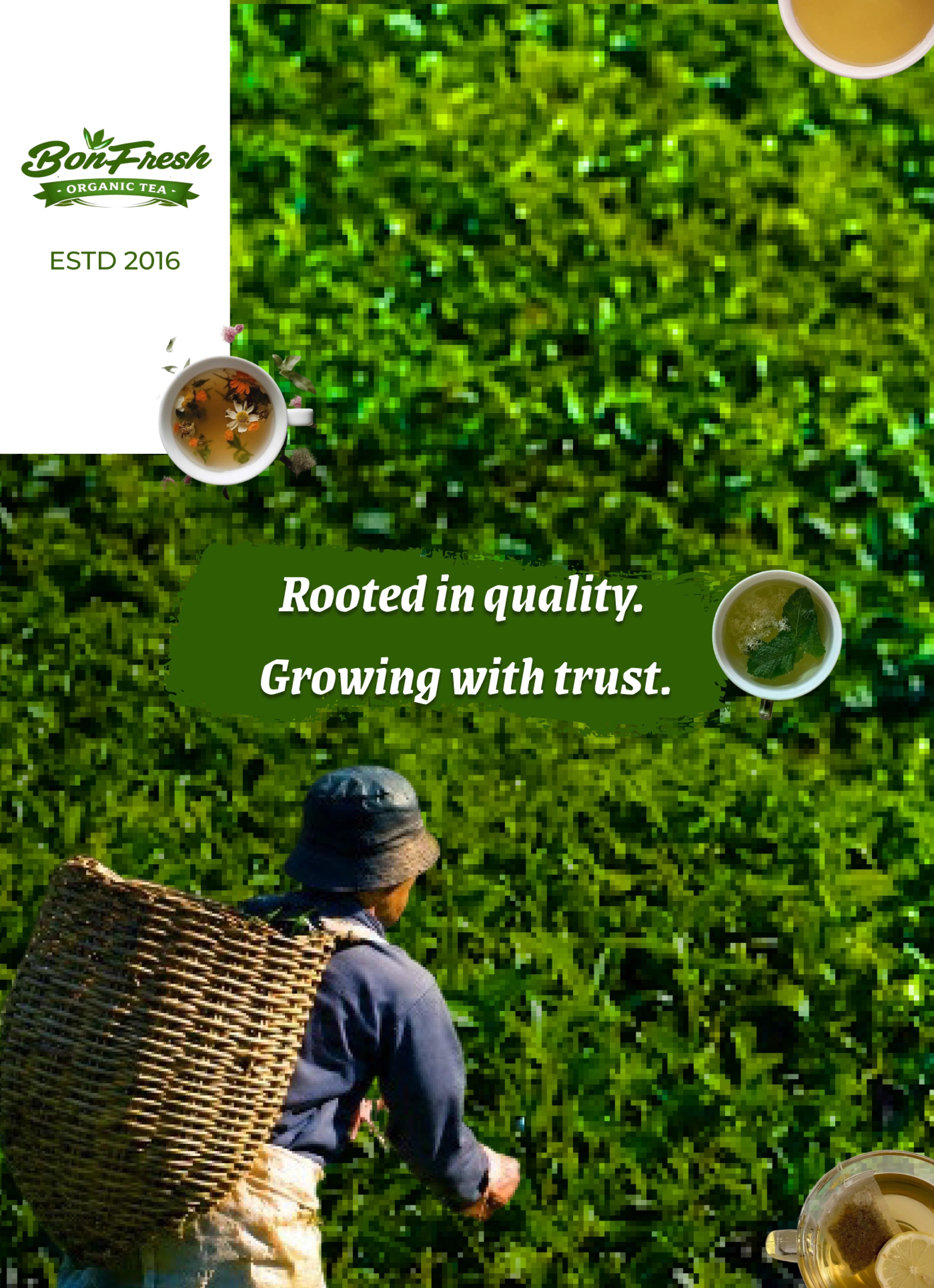 Bonfresh Organic Tea Mob Banner
