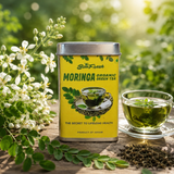 Bonfresh Organic Moringa Assam Green Tea for Natural Detox and Wellness - Trusted for Organic Excellence