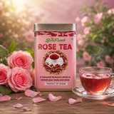 Bonfresh Organic Rose Assam Green Tea - Delicately Sweet and Fragrant - Trusted for Organic Excellence