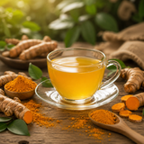 Bonfresh Organic Turmeric Assam Green Tea with Natural Herbs for Daily Detox and Wellness - Trusted for Organic Excellence