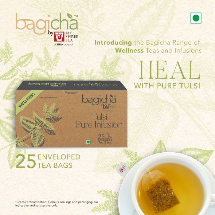 Box of Bagicha Tulsi Pure Herbal Infusion Tea