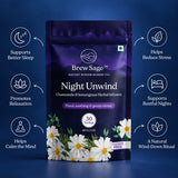 Brew Sage Chamomile & Lemongrass Herbal Infusion For Golden Nightfall