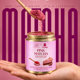 BrewTales Pink Matcha – Organic Hibiscus Flower Powder